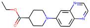 Ethyl 1-(quinoxalin-6-yl)piperidine-4-carboxylate