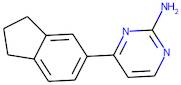 4-(2,3-Dihydro-1H-inden-5-yl)pyrimidin-2-amine