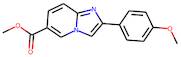 Methyl 2-(4-methoxyphenyl)imidazo[1,2-a]pyridine-6-carboxylate