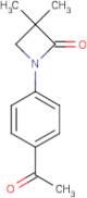 1-(4-Acetylphenyl)-3,3-dimethylazetidin-2-one