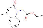 Ethyl 2-(4-methyl-2-oxo-1,2-dihydroquinolin-1-yl)acetate