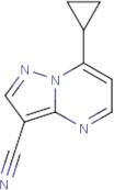 7-Cyclopropylpyrazolo[1,5-a]pyrimidine-3-carbonitrile