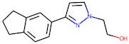 2-[3-(2,3-Dihydro-1H-inden-5-yl)-1H-pyrazol-1-yl]ethan-1-ol