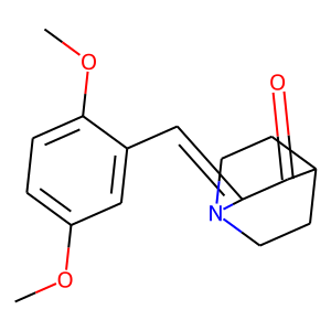 (2Z)-2-[(2,5-Dimethoxyphenyl)methylidene]-1-azabicyclo[2.2.2]octan-3-one