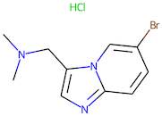 ({6-Bromoimidazo[1,2-a]pyridin-3-yl}methyl)dimethylamine hydrochloride