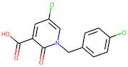 5-Chloro-1-[(4-chlorophenyl)methyl]-2-oxo-1,2-dihydropyridine-3-carboxylic acid