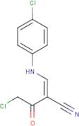 (2Z)-4-Chloro-2-{[(4-chlorophenyl)amino]methylidene}-3-oxobutanenitrile
