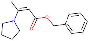 Benzyl (2Z)-3-(pyrrolidin-1-yl)but-2-enoate