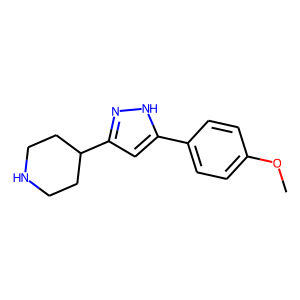 4-[5-(4-Methoxyphenyl)-1H-pyrazol-3-yl]piperidine