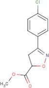 Methyl 3-(4-chlorophenyl)-4,5-dihydro-1,2-oxazole-5-carboxylate