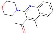 1-[4-Methyl-2-(morpholin-4-yl)quinolin-3-yl]ethan-1-one