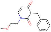 3-Benzyl-4-hydroxy-1-(2-methoxyethyl)-1,2-dihydropyridin-2-one