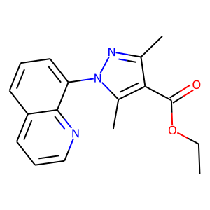 Ethyl 3,5-dimethyl-1-(quinolin-8-yl)-1H-pyrazole-4-carboxylate