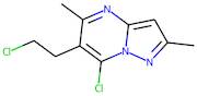 7-Chloro-6-(2-chloroethyl)-2,5-dimethylpyrazolo[1,5-a]pyrimidine