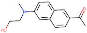 1-{6-[(2-Hydroxyethyl)(methyl)amino]naphthalen-2-yl}ethan-1-one