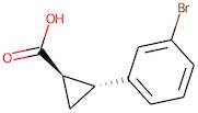 (1R)-2-(3-Bromophenyl)cyclopropane-1-carboxylic acid