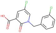 5-Chloro-1-[(3-chlorophenyl)methyl]-2-oxo-1,2-dihydropyridine-3-carboxylic acid