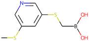 5-(Methylthio)pyridin-3-ylthiomethylboronic acid