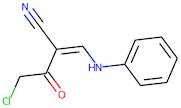 (2Z)-4-Chloro-3-oxo-2-[(phenylamino)methylidene]butanenitrile