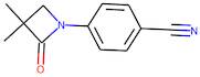 4-(3,3-Dimethyl-2-oxoazetidin-1-yl)benzonitrile