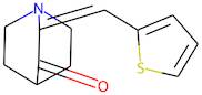 (2E)-2-[(Thiophen-2-yl)methylidene]-1-azabicyclo[2.2.2]octan-3-one