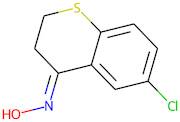 N-[(4E)-6-Chloro-3,4-dihydro-2H-1-benzothiopyran-4-ylidene]hydroxylamine