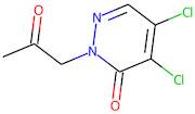 4,5-Dichloro-2-(2-oxopropyl)-2,3-dihydropyridazin-3-one