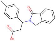 3-(4-Methylphenyl)-3-(1-oxo-2,3-dihydro-1H-isoindol-2-yl)propanoic acid