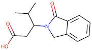 4-Methyl-3-(1-oxo-2,3-dihydro-1H-isoindol-2-yl)pentanoic acid