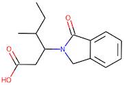 4-Methyl-3-(1-oxo-2,3-dihydro-1H-isoindol-2-yl)hexanoic acid