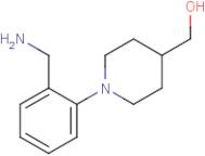 {1-[2-(Aminomethyl)phenyl]piperidin-4-yl}methanol