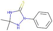 5,5-Dimethyl-2-phenyl-1,2,4-triazolidine-3-thione