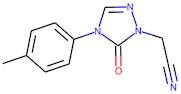 2-[4-(4-Methylphenyl)-5-oxo-4,5-dihydro-1H-1,2,4-triazol-1-yl]acetonitrile