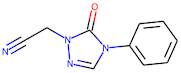 2-(5-Oxo-4-phenyl-4,5-dihydro-1H-1,2,4-triazol-1-yl)acetonitrile