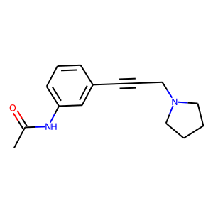 N-{3-[3-(Pyrrolidin-1-yl)prop-1-yn-1-yl]phenyl}acetamide