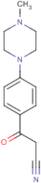 3-[4-(4-Methylpiperazin-1-yl)phenyl]-3-oxopropanenitrile