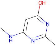 2-Methyl-6-(methylamino)pyrimidin-4-ol