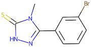 3-(3-Bromophenyl)-4-methyl-4,5-dihydro-1H-1,2,4-triazole-5-thione