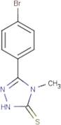 3-(4-Bromophenyl)-4-methyl-4,5-dihydro-1H-1,2,4-triazole-5-thione