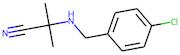 2-{[(4-Chlorophenyl)methyl]amino}-2-methylpropanenitrile