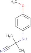 2-[(4-Methoxyphenyl)amino]-2-methylpropanenitrile