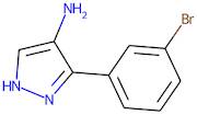 3-(3-Bromophenyl)-1H-pyrazol-4-amine