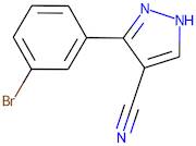 3-(3-Bromophenyl)-1H-pyrazole-4-carbonitrile