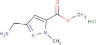 Methyl 5-(aminomethyl)-2-methyl-pyrazole-3-carboxylate hydrochloride