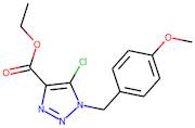 Ethyl 5-chloro-1-(4-methoxybenzyl)-1H-1,2,3-triazole-4-carboxylate