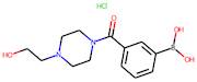 3-{[4-(2-Hydroxyethyl)piperazin-1-yl]carbonyl}benzeneboronic acid hydrochloride