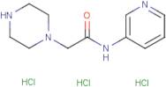 2-(Piperazin-1-yl)-N-(pyridin-3-yl)acetamide trihydrochloride