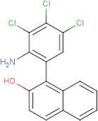 1-(2-Amino-3,4,5-trichlorophenyl)naphthalen-2-ol