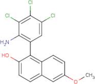 1-(2-Amino-3,4,5-trichlorophenyl)-6-methoxynaphthalen-2-ol