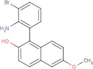 1-(2-Amino-3-bromophenyl)-6-methoxynaphthalen-2-ol